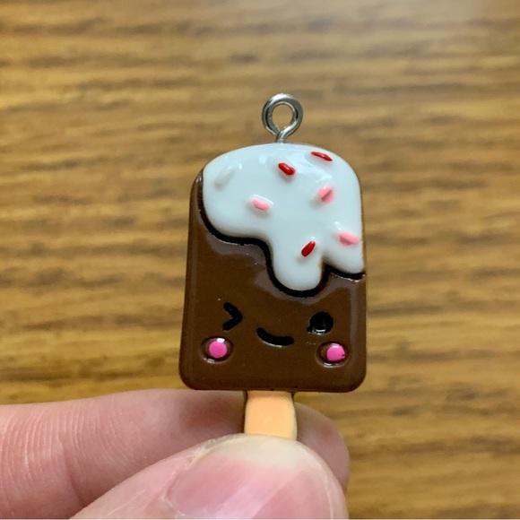 SOLD❗️Chocolate Ice Cream Bar Charm Pendant - Picture 4 of 8